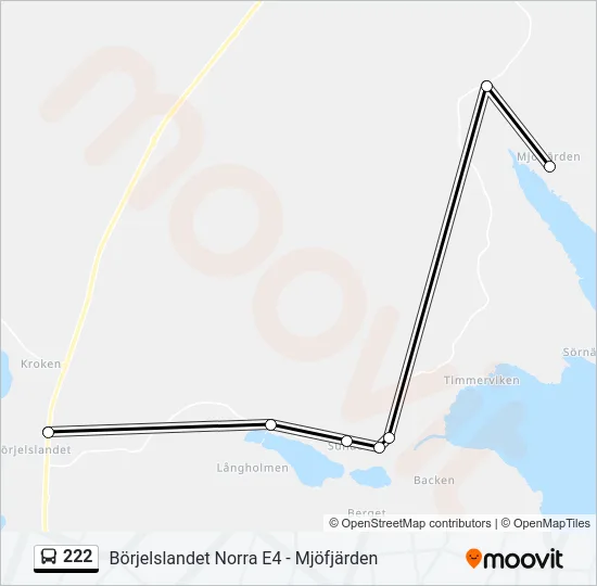 222  Line Map