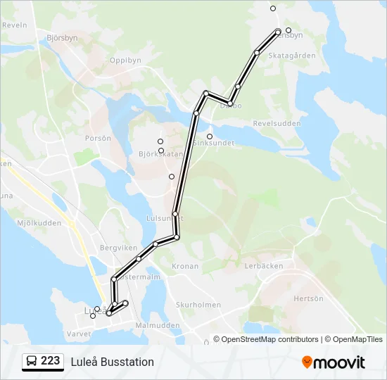 223  Line Map