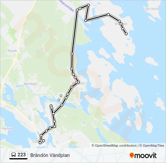 223  Line Map