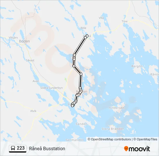 223  Line Map