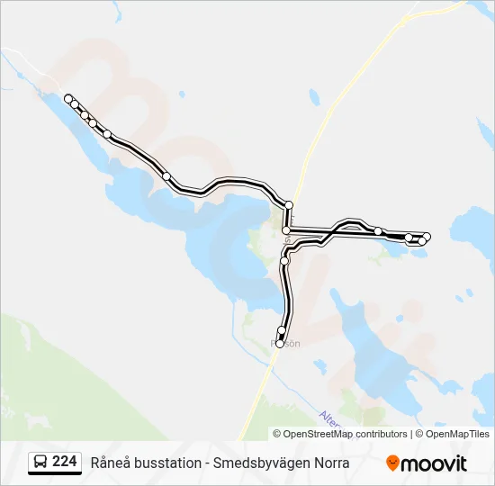 224 Route: Schedules, Stops & Maps - Persön Skolan (Updated)