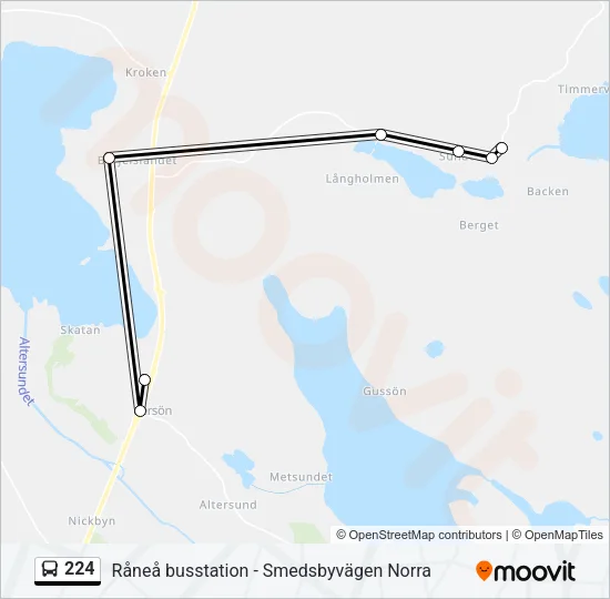 224  Line Map