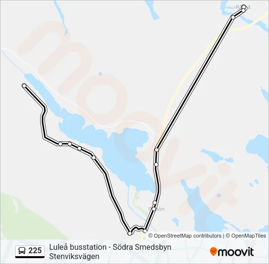 225  Line Map