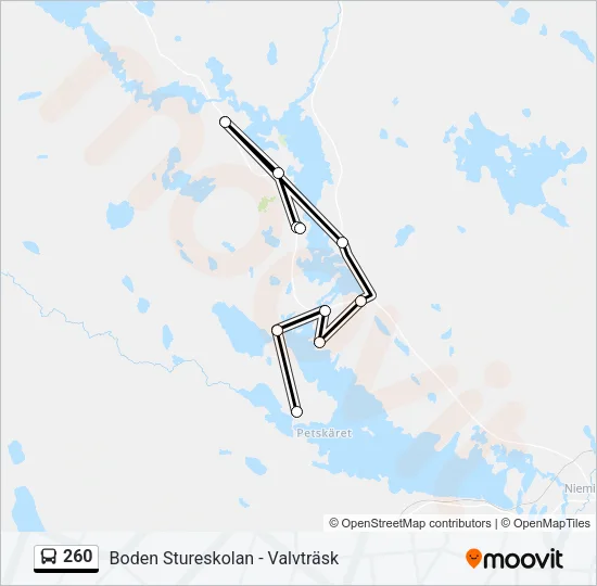 260  Line Map