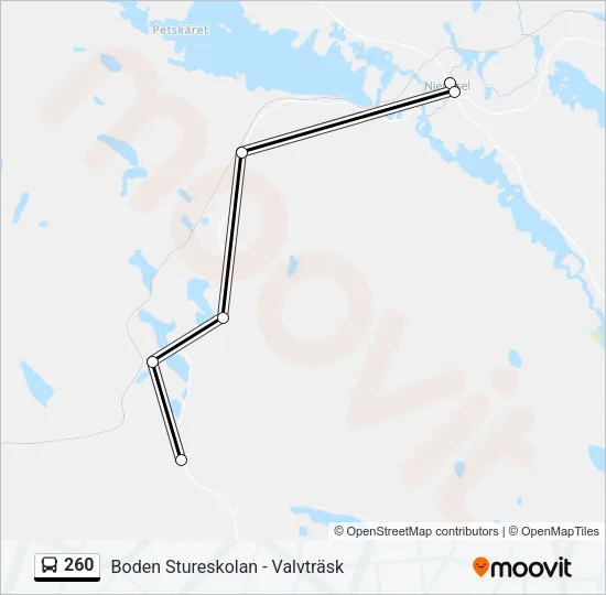 260  Line Map