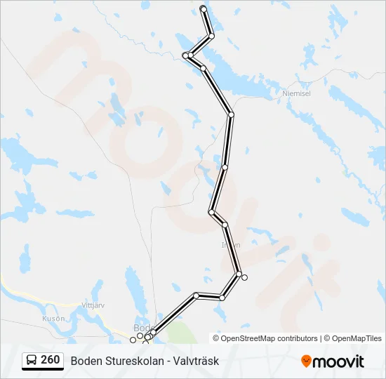 260  Line Map