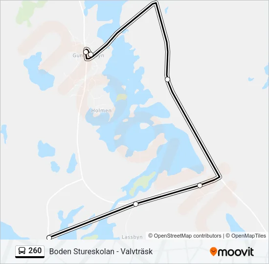 260  Line Map
