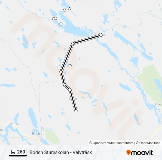 260  Line Map