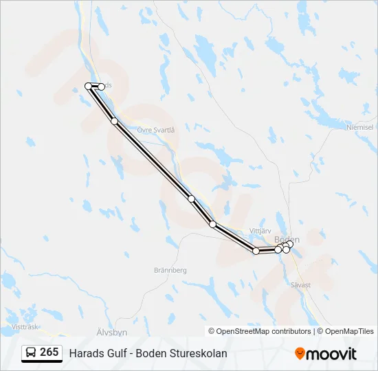 265  Line Map