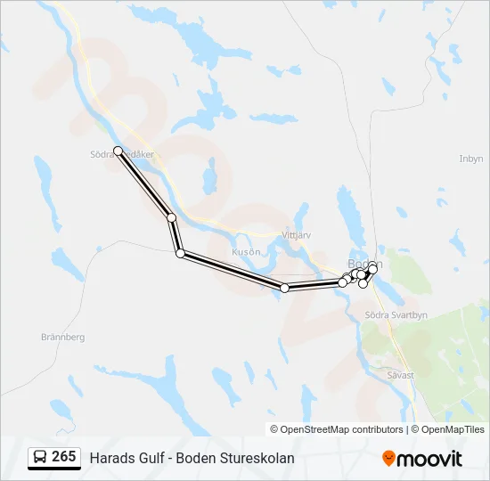 265  Line Map