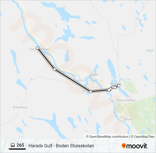 265  Line Map