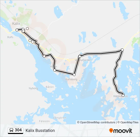 304  Line Map