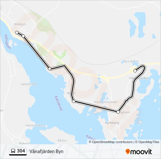 304  Line Map