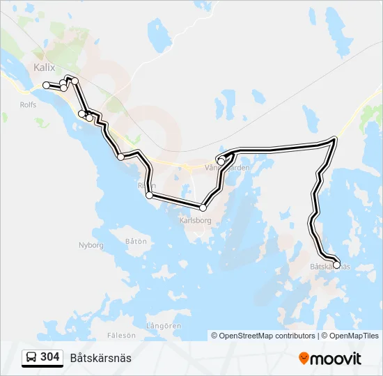 304  Line Map
