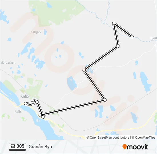 305  Line Map