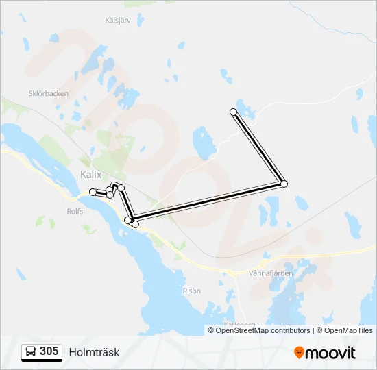 305  Line Map