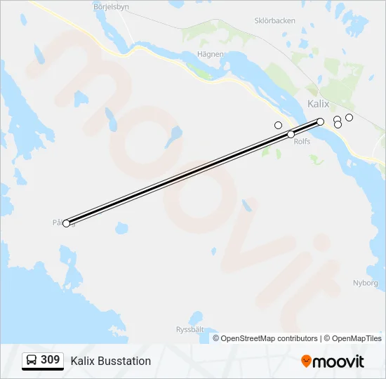 309  Line Map