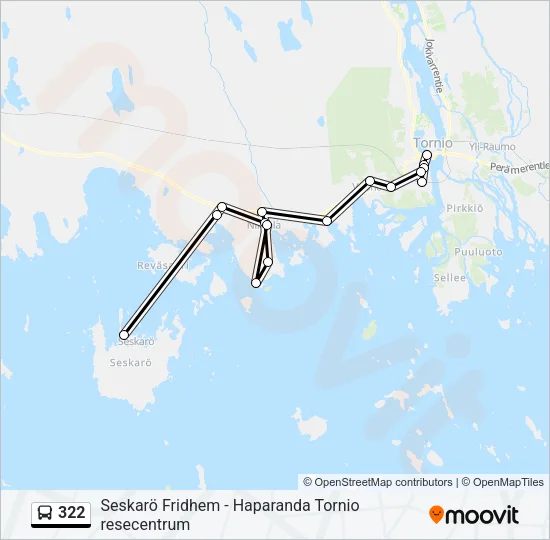 322  Line Map
