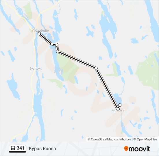 341 Route: Schedules, Stops & Maps - Kypas Ruona (Updated)