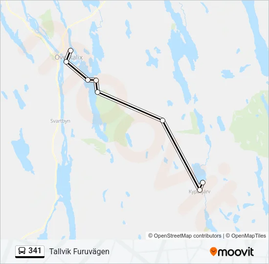 341  Line Map