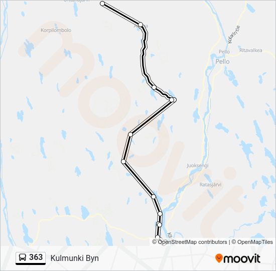 363 Route: Schedules, Stops & Maps - Kulmunki Byn (Updated)