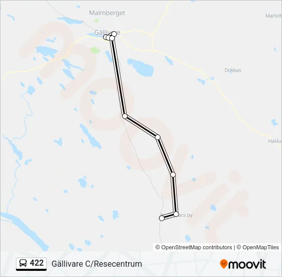 422  Line Map