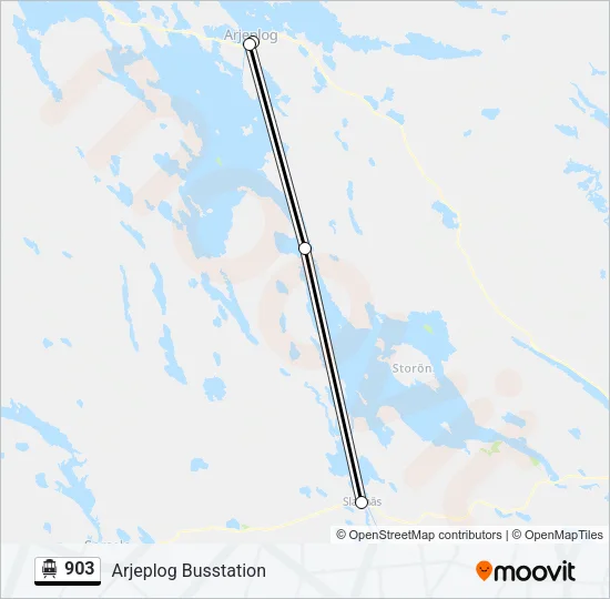 903 Cable Car Line Map