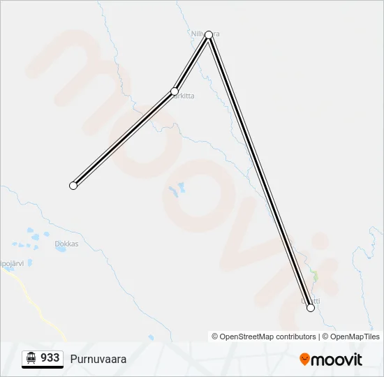 933 Cable Car Line Map