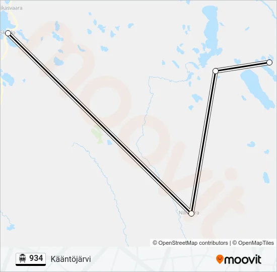 934 Cable Car Line Map