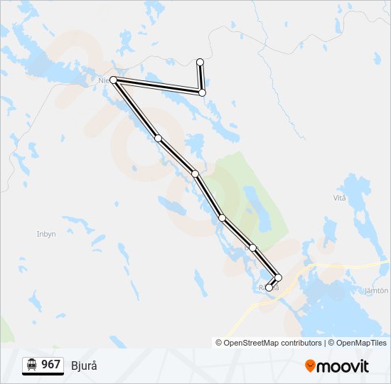 967 cable car Line Map