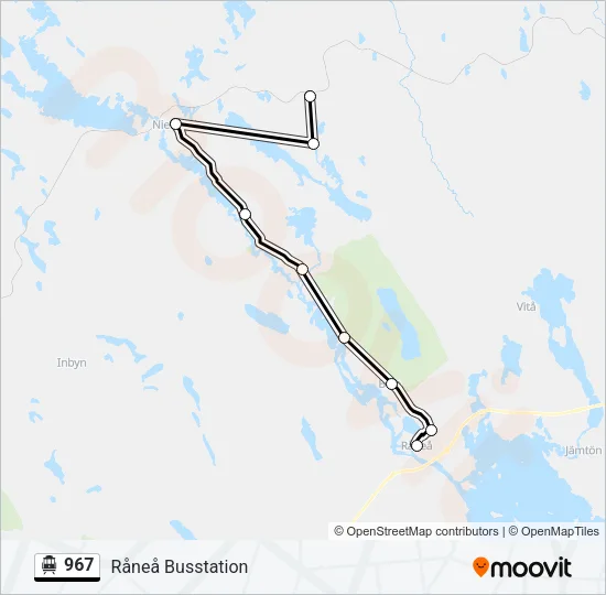 967 Cable Car Line Map