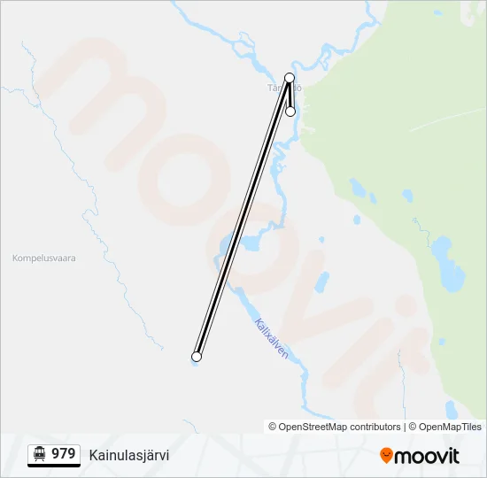 979 Cable Car Line Map