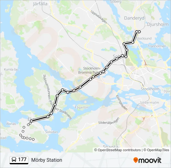 177 Bus Line Map