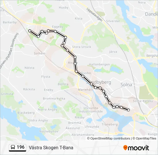 196-route-schedules-stops-maps-v-stra-skogen-t-bana-updated