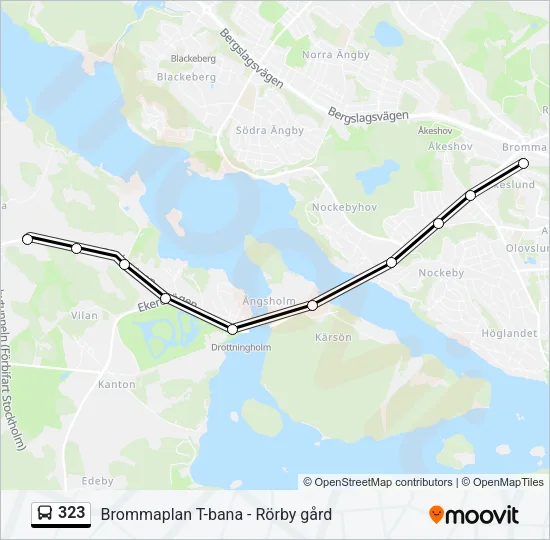 323 Bus Line Map