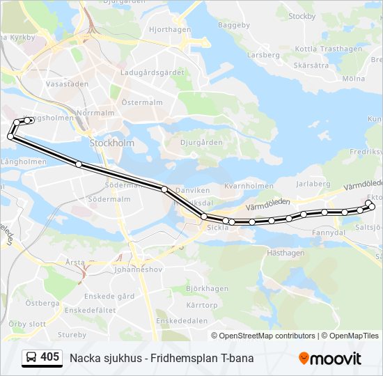 405  Line Map