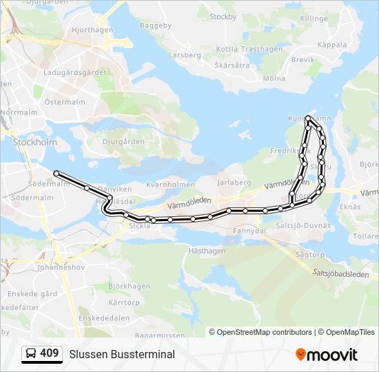 409 Bus Schedule.pdf 409 Route: Schedules, Stops & Maps - Slussen Bussterminal (Updated)
