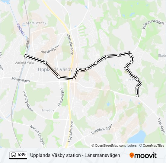 539-route-schedules-stops-maps-upplands-v-sby-station-updated