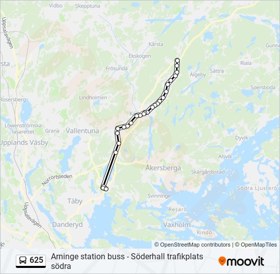 625  Line Map