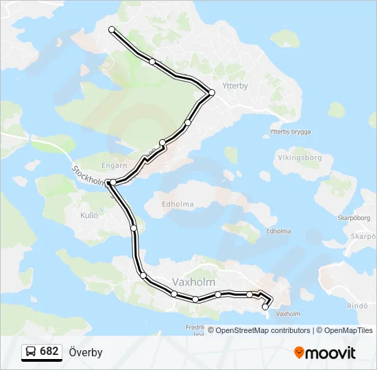 682 Bus Line Map