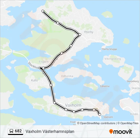 682 Bus Line Map