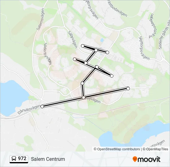 972 Bus Line Map
