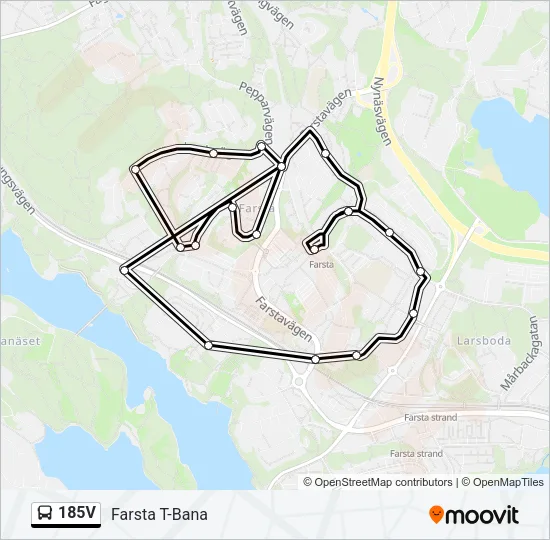 185V Bus Line Map