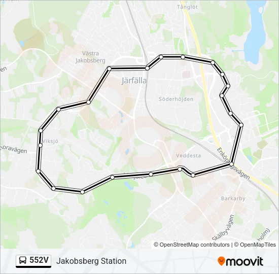 552V Bus Line Map