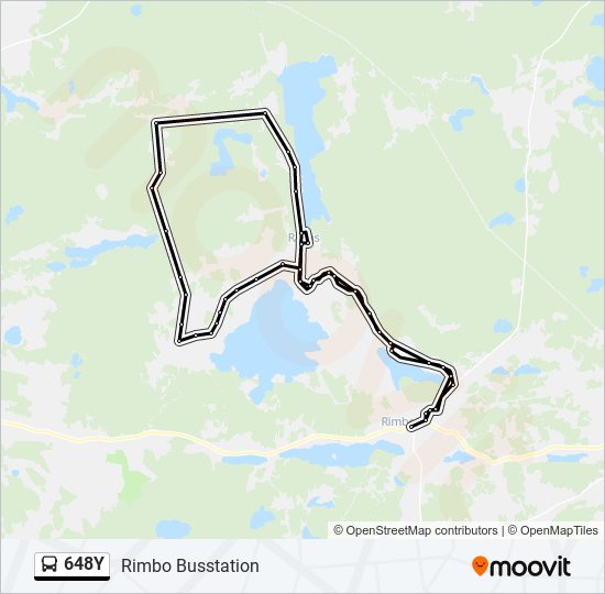 648Y bus Line Map