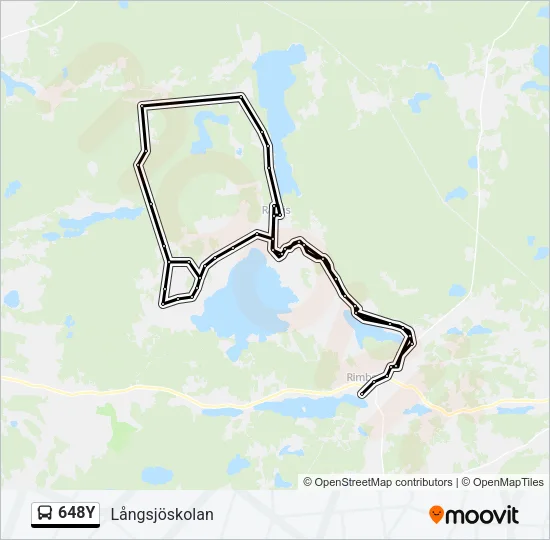 648Y Bus Line Map