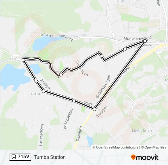 715V Bus Line Map