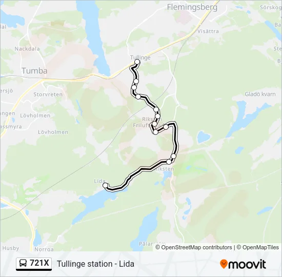 721X  Line Map