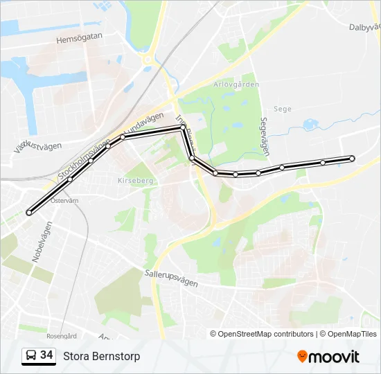 34  Line Map