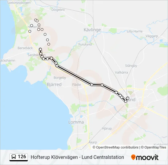 126  Line Map